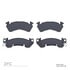 1310-0614-00 by DYNAMIC FRICTION COMPANY - 3000 Ceramic Brake Pads