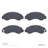 1551-0701-00 by DYNAMIC FRICTION COMPANY - 5000 Advanced Brake Pads