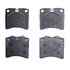 1551-0703-00 by DYNAMIC FRICTION COMPANY - 5000 Advanced Brake Pads - Semi Metallic