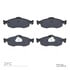 1310-0648-00 by DYNAMIC FRICTION COMPANY - 3000 Ceramic Brake Pads