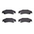 1551-0729-00 by DYNAMIC FRICTION COMPANY - 5000 Advanced Brake Pads - Ceramic