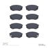 1551-0735-00 by DYNAMIC FRICTION COMPANY - 5000 Advanced Brake Pads