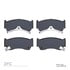 1310-0668-00 by DYNAMIC FRICTION COMPANY - 3000 Ceramic Brake Pads