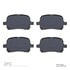 1310-0707-00 by DYNAMIC FRICTION COMPANY - 3000 Ceramic Brake Pads