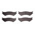 1551-0802-00 by DYNAMIC FRICTION COMPANY - 5000 Advanced Brake Pads - Semi Metallic