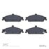 1310-0727-00 by DYNAMIC FRICTION COMPANY - 3000 Ceramic Brake Pads