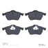 1310-0736-00 by DYNAMIC FRICTION COMPANY - 3000 Ceramic Brake Pads