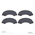 1551-0826-00 by DYNAMIC FRICTION COMPANY - 5000 Advanced Brake Pads