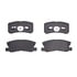 1551-0868-00 by DYNAMIC FRICTION COMPANY - 5000 Advanced Brake Pads - Ceramic