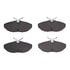 1310-0806-00 by DYNAMIC FRICTION COMPANY - 3000 Ceramic Brake Pads