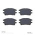 1310-0930-00 by DYNAMIC FRICTION COMPANY - 3000 Ceramic Brake Pads
