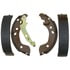 1020PG by RAYBESTOS - Raybestos Element3 Organic Brake Shoe
