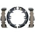 846PG by RAYBESTOS - Raybestos Element3 Organic Parking Brake Shoe