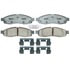ATD1015C by RAYBESTOS - Brake Parts Inc Raybestos AT Overstock Ceramic Disc Brake Pad Set