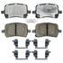 Raybestos ATD1028C Disc Brake Pad Set Brake Parts Inc Raybestos AT Overstock Ceramic Disc Brake Pad Set
