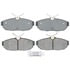 ATD1082C by RAYBESTOS - Brake Parts Inc Raybestos AT Overstock Ceramic Disc Brake Pad Set