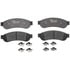 ATD1067M by RAYBESTOS - Brake Parts Inc Raybestos AT Overstock Metallic Disc Brake Pad Set