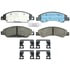 ATD1092C by RAYBESTOS - Brake Parts Inc Raybestos AT Overstock Ceramic Disc Brake Pad Set