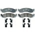 ATD1158C by RAYBESTOS - Brake Parts Inc Raybestos AT Overstock Ceramic Disc Brake Pad Set