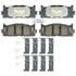 Raybestos ATD1222C Disc Brake Pad Set Brake Parts Inc Raybestos AT Overstock Ceramic Disc Brake Pad Set