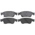 Raybestos ATD1287C Disc Brake Pad Set Brake Parts Inc Raybestos AT Overstock Ceramic Disc Brake Pad Set