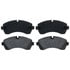 ATD1268M by RAYBESTOS - Brake Parts Inc Raybestos AT Overstock Metallic Disc Brake Pad Set