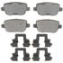 ATD1314M by RAYBESTOS - Brake Parts Inc Raybestos AT Overstock Metallic Disc Brake Pad Set