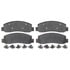 ATD1333M by RAYBESTOS - Brake Parts Inc Raybestos AT Overstock Metallic Disc Brake Pad Set