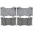ATD1346C by RAYBESTOS - Brake Parts Inc Raybestos AT Overstock Ceramic Disc Brake Pad Set