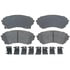 Raybestos ATD1331M Disc Brake Pad Set Brake Parts Inc Raybestos AT Overstock Metallic Disc Brake Pad Set