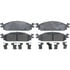 ATD1376C by RAYBESTOS - Brake Parts Inc Raybestos AT Overstock Ceramic Disc Brake Pad Set