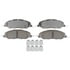 ATD1463C by RAYBESTOS - Brake Parts Inc Raybestos AT Overstock Ceramic Disc Brake Pad Set