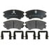 ATD1404P by RAYBESTOS - Brake Parts Inc Raybestos Police Overstock Metallic Disc Brake Pad Set