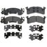 Raybestos ATD153M Disc Brake Pad Set Brake Parts Inc Raybestos AT Overstock Metallic Disc Brake Pad Set