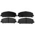 Raybestos ATD1509C Disc Brake Pad Set Brake Parts Inc Raybestos AT Overstock Ceramic Disc Brake Pad Set