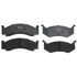 Raybestos ATD269C Disc Brake Pad Set Brake Parts Inc Raybestos AT Overstock Ceramic Disc Brake Pad Set