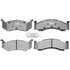 Raybestos ATD269M Disc Brake Pad Set Brake Parts Inc Raybestos AT Overstock Metallic Disc Brake Pad Set