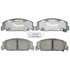 ATD273C by RAYBESTOS - Brake Parts Inc Raybestos AT Overstock Ceramic Disc Brake Pad Set