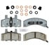 Raybestos ATD369C Disc Brake Pad Set Brake Parts Inc Raybestos AT Overstock Ceramic Disc Brake Pad Set