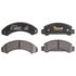 Raybestos ATD249C Disc Brake Pad Set Brake Parts Inc Raybestos AT Overstock Ceramic Disc Brake Pad Set