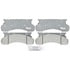 Raybestos ATD450M Disc Brake Pad Set Brake Parts Inc Raybestos AT Overstock Metallic Disc Brake Pad Set