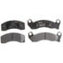 Raybestos ATD431M Disc Brake Pad Set Brake Parts Inc Raybestos AT Overstock Metallic Disc Brake Pad Set