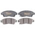 Raybestos ATD562C Disc Brake Pad Set Brake Parts Inc Raybestos AT Overstock Ceramic Disc Brake Pad Set