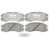 Raybestos ATD579C Disc Brake Pad Set Brake Parts Inc Raybestos AT Overstock Ceramic Disc Brake Pad Set