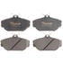 ATD601C by RAYBESTOS - Brake Parts Inc Raybestos AT Overstock Ceramic Disc Brake Pad Set