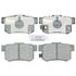 ATD536C by RAYBESTOS - Brake Parts Inc Raybestos AT Overstock Ceramic Disc Brake Pad Set