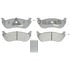 Raybestos ATD674M Disc Brake Pad Set Brake Parts Inc Raybestos AT Overstock Metallic Disc Brake Pad Set