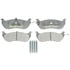 Raybestos ATD674P Disc Brake Pad Set Brake Parts Inc Raybestos Police Overstock Metallic Disc Brake Pad Set