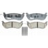 Raybestos ATD674AC Disc Brake Pad Set Brake Parts Inc Raybestos AT Overstock Ceramic Disc Brake Pad Set