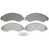 Raybestos ATD701M Disc Brake Pad Set Brake Parts Inc Raybestos AT Overstock Metallic Disc Brake Pad Set